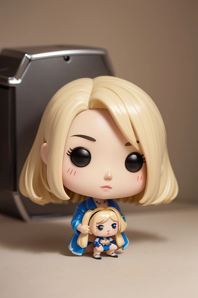 Make a funko pop out of a blonde 