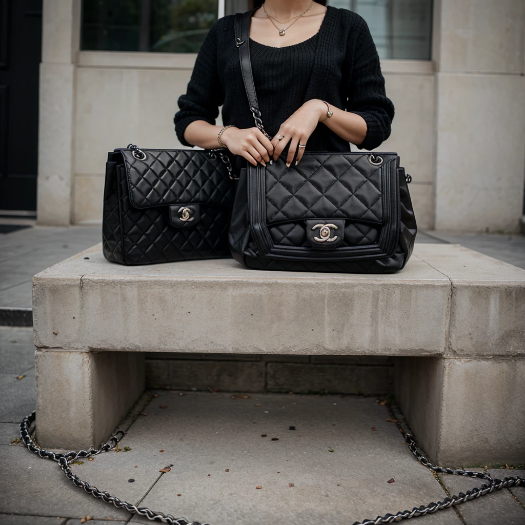Make a black Chanel bag