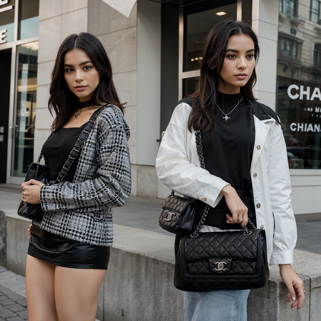 Make a black Chanel bag