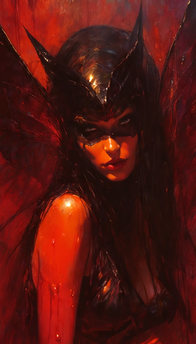 The sexy and dark art of seduction (art inspired in Bill Sienkiewicz). oil painting) (best quality,4k,8k,highres,masterpiece:1.2),ultra-detailed,(realistic,photorealistic,photo-realistic:1.37),intricate details,vivid colors,sharp focus,professional,Dave McKean artwork, oil touch of surrealism,oil painting style
