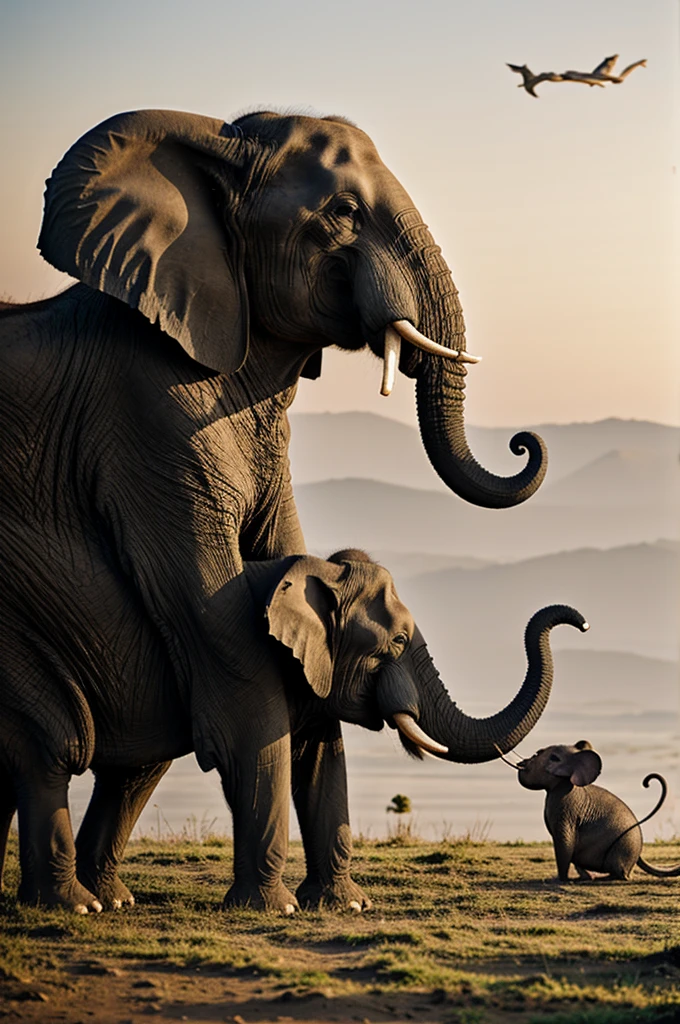 The elephant and the mouse
