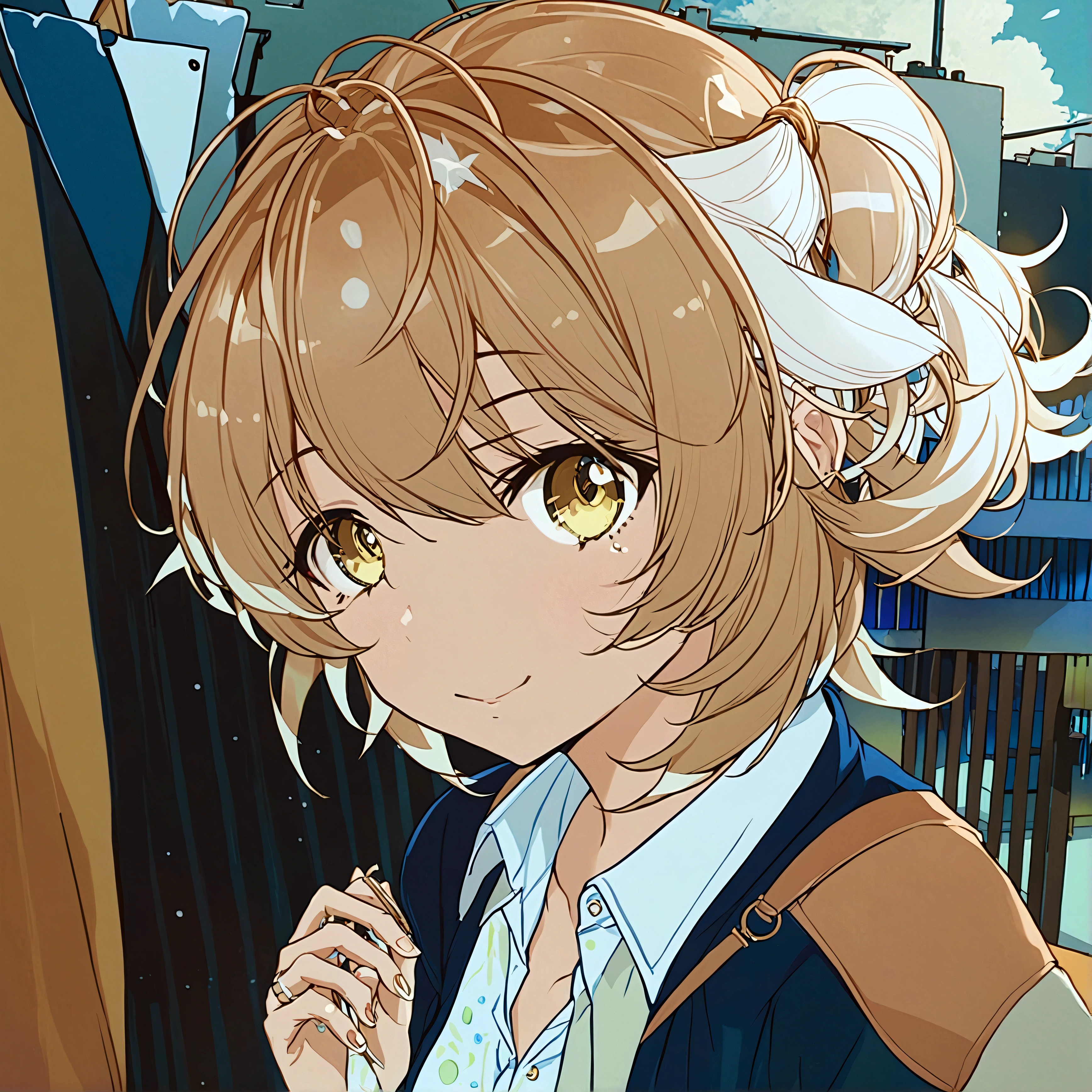 short hair girl