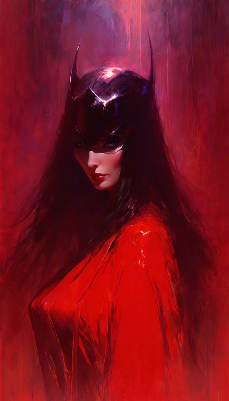 The sexy and dark art of seduction (art inspired in Bill Sienkiewicz). oil painting) (best quality,4k,8k,highres,masterpiece:1.2)