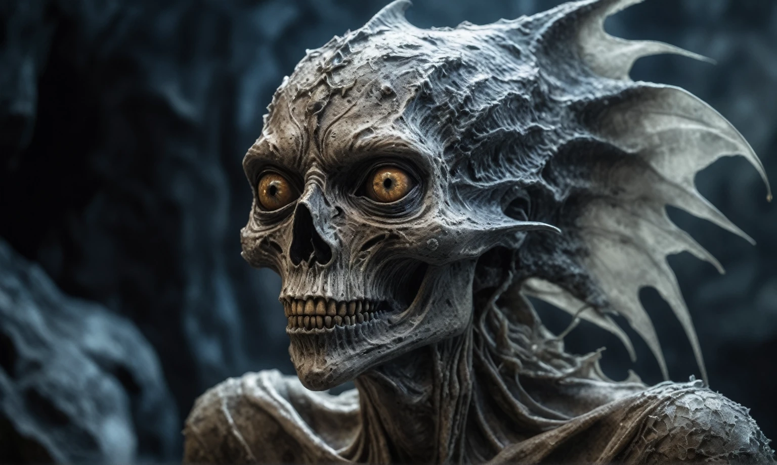 full body length,Magical plant ghost flower, ghost flower,carismatic，Incredible，terror ,extremely detailed,intricate details,eyes extremely detailed, high detailed eyes,16k resolution, realistic humid skin,extremely intricate details,Epic Realistic,face anatomically correct,Ultra HD,HDR, natural skin textures, hyper realism,realistic skin texture, hyper detailed,extremely Realism,Ultra Detailed,body logically correct,full body length shot,beggar graphite silver sparas, wants eat,survival in castle of future,Cinematic,soft colors, Technicolor,natural skin textures, hyper realism, hyper detailed,Extremely detailed,High contrast,Masterpiece,Realistic,Ultra Detailed, intricate details,realistic humid leather,extremely intricate,Epic Realistic, cinematic style,irina yermolova,high contrast,hdr,extremely detailed, [deep night landscape],masterpiece,intricate details,faded,eyes extremely detailed, high detailed eyes,16k resolution,RAW,retina, Nikon Z9,China,Songbird,orc, Guangxi Zhuang of China,tkt style, Pisces, perfect, ginger，transition between two art styles, Ink painting to photorealism, Double contact, X-ray, Creative, vivid light, masterpiece, fantasy, Abstract, Surrealism, super detailed, high resolution, stop:35,(((creature with a spectral and ghostly appearance)). Her skin is pale, almost translucent.wears weird, ancient rock paintings of the first people,of sharkfish's leather