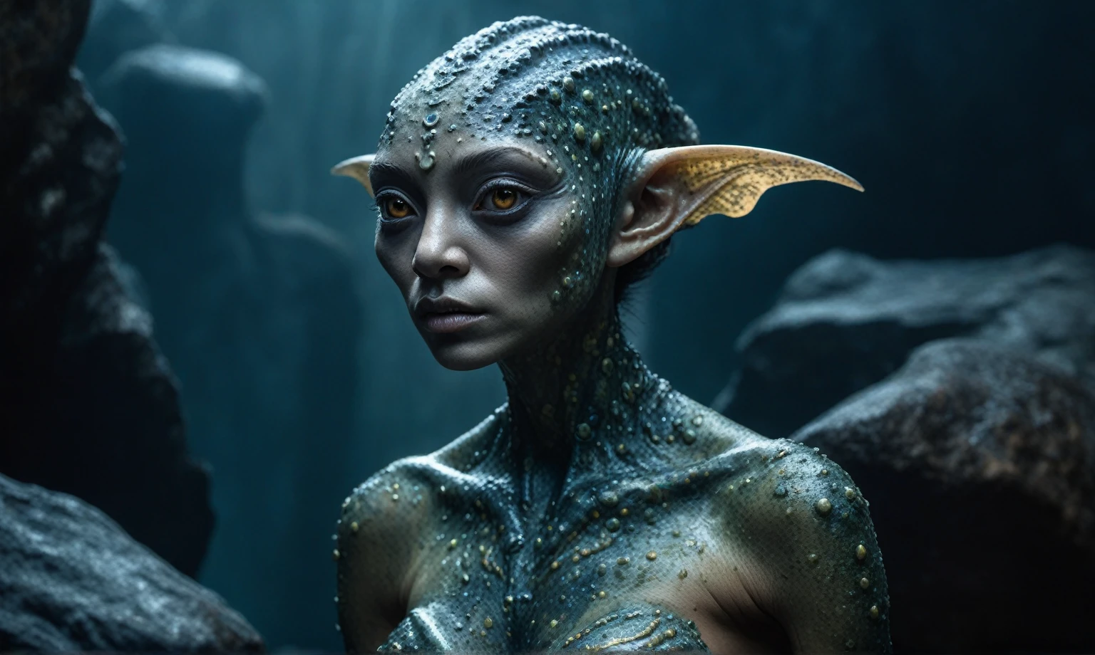 full body shot,beggar deep niobium paladium The Alien Entity,native italian babychild, wants eat,survival in criminal city of future, Technicolor,natural skin textures, hyper realism, hyper detailed,Extremely detailed,High contrast,Masterpiece,Realistic,Ultra Detailed, intricate details,realistic humid leather,extremly intricate,Epic Realistic, cinematic style,irina yermolova,high contrast,hdr,extremely detailed, deep night landscape,masterpiece,intricate details,faded,eyes extremely detailed, high detailed eyes,8k resolution,RAW,retina, Nikon Z9,China,orc,Li River in Guangxi Zhuang of China,tkt style, pointed ears,perfect, Elf,transition between two art styles, Ink painting to photorealism, Double contact, X-ray, Creative, vivid light, masterpiece, fantasy, Abstract, Surrealism, super detailed, high resolution, stop:35;(((creature with a spectral and ghostly appearance)). Her skin is pale, almost translucent,ancient rock paintings of the first people,sharkfish's leather