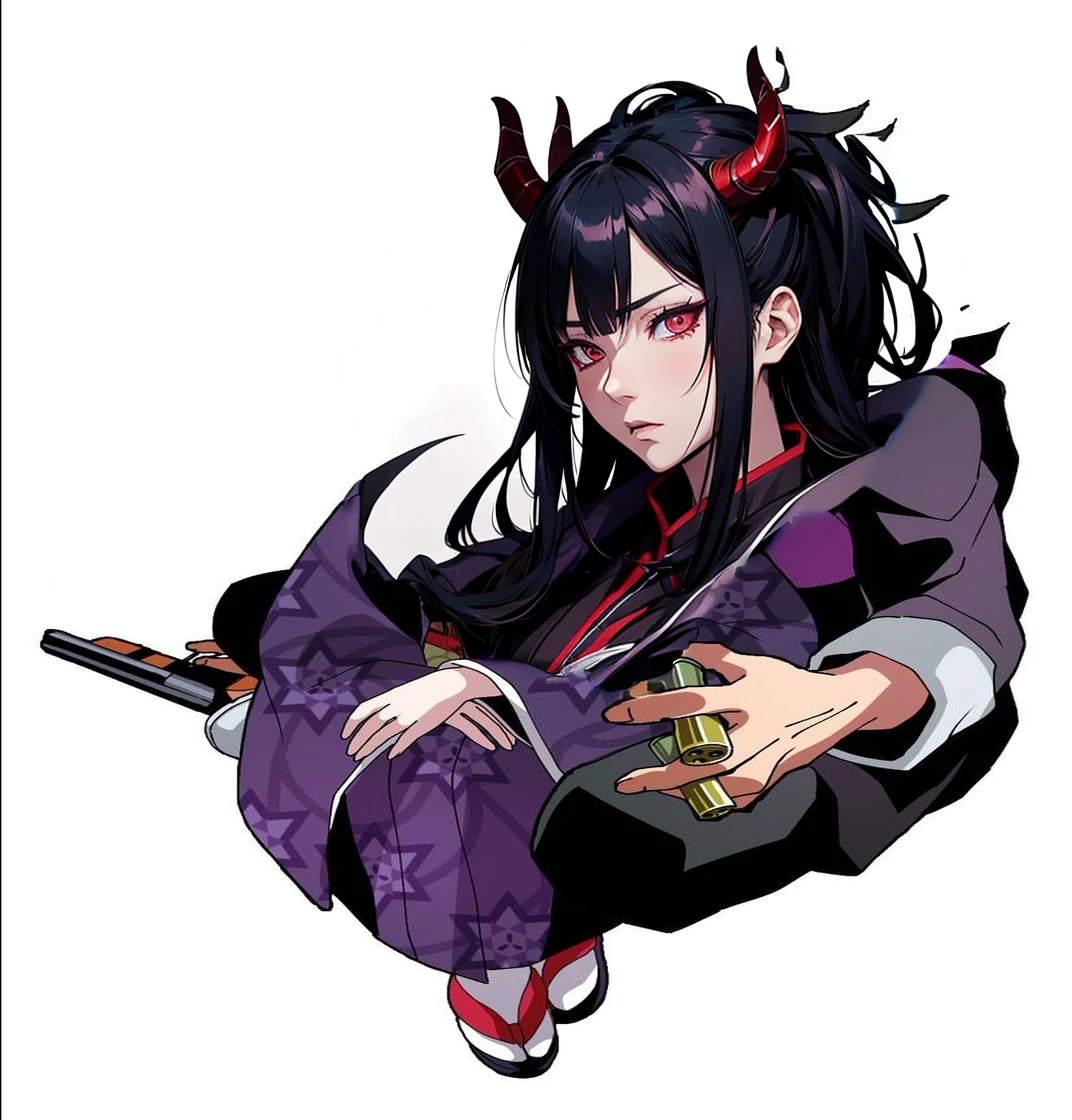 a demon slayer, genya shizunaga, kanata ubuyashiki, anime style, detailed face, beautiful eyes, detailed hair, detailed clothing, cinematic lighting, dramatic lighting, moody atmosphere, vibrant colors, highly detailed, 8k, photorealistic, masterpiece
