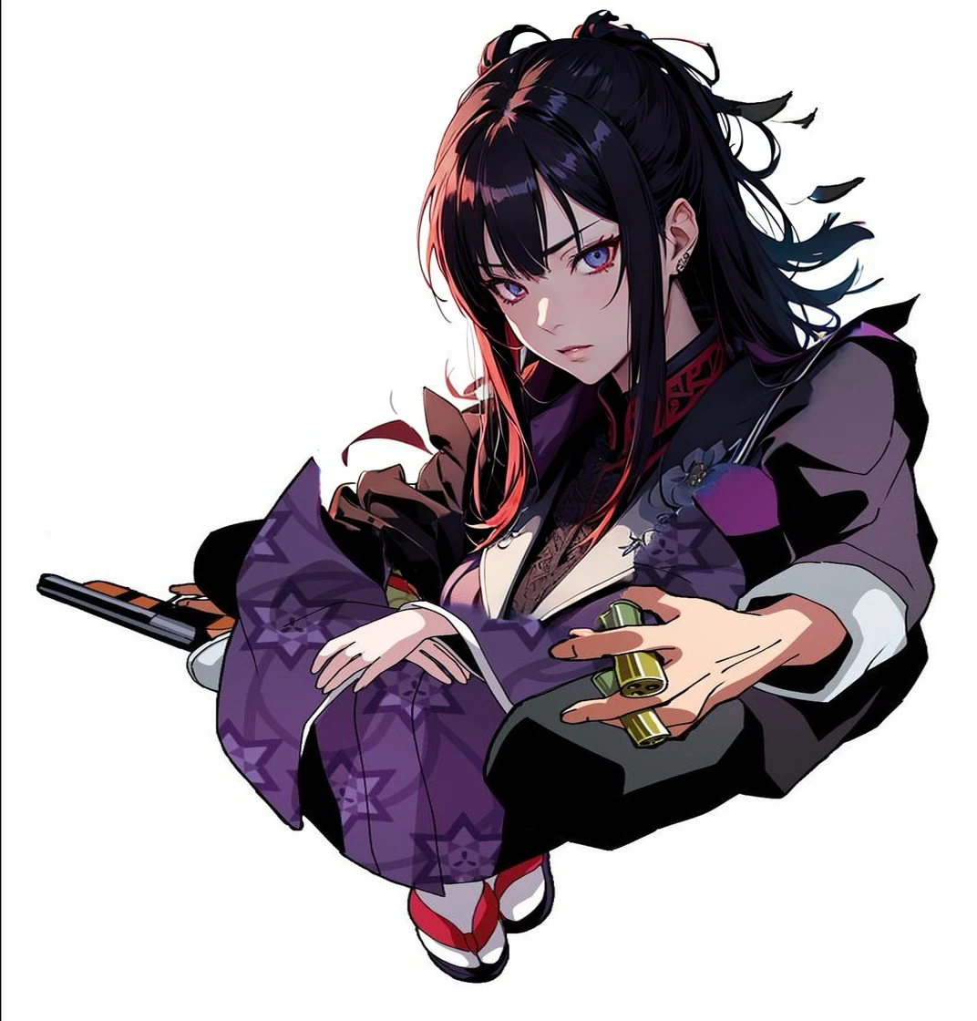 a demon slayer, genya shizunaga, kanata ubuyashiki, anime style, detailed face, beautiful eyes, detailed hair, detailed clothing, cinematic lighting, dramatic lighting, moody atmosphere, vibrant colors, highly detailed, 8k, photorealistic, masterpiece