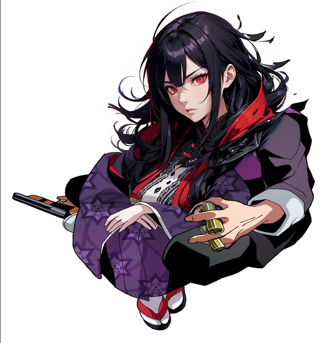a demon slayer, genya shizunaga, kanata ubuyashiki, anime style, detailed face, beautiful eyes, detailed hair, detailed clothing, cinematic lighting, dramatic lighting, moody atmosphere, vibrant colors, highly detailed, 8k, photorealistic, masterpiece
