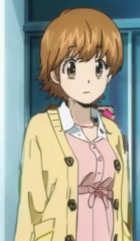 Yellow cardigan, unbuttoned cardigan, Pink dress,
