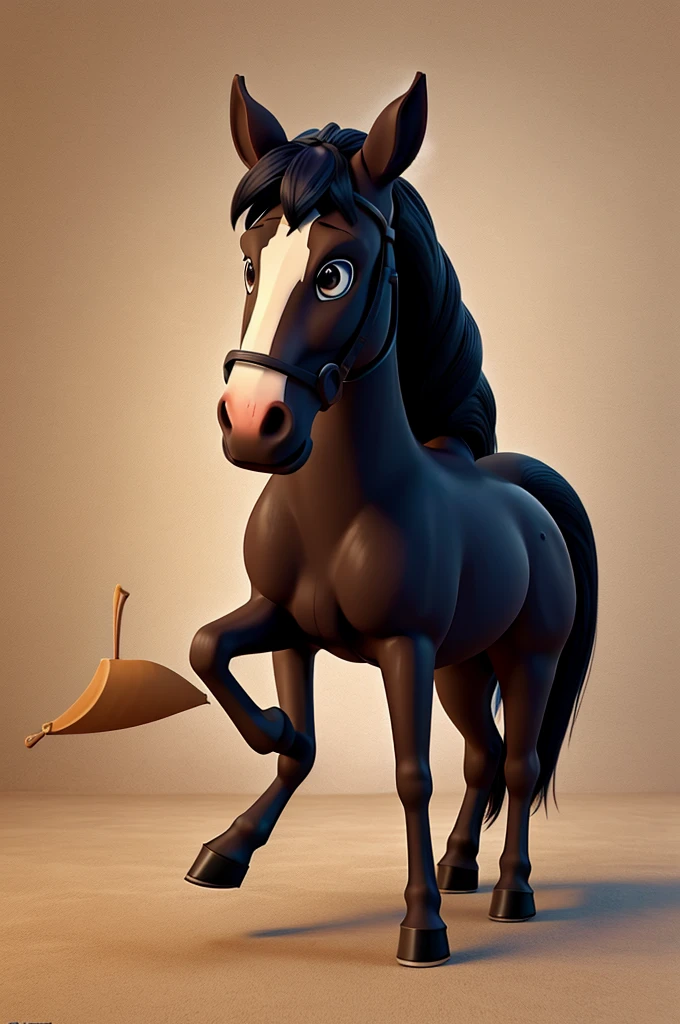 I need your help to create an illustration for this horse. The illustration must necessarily follow the drawn silhouette. It will be used to create a sticker and this sticker will be applied to the mdf horse.