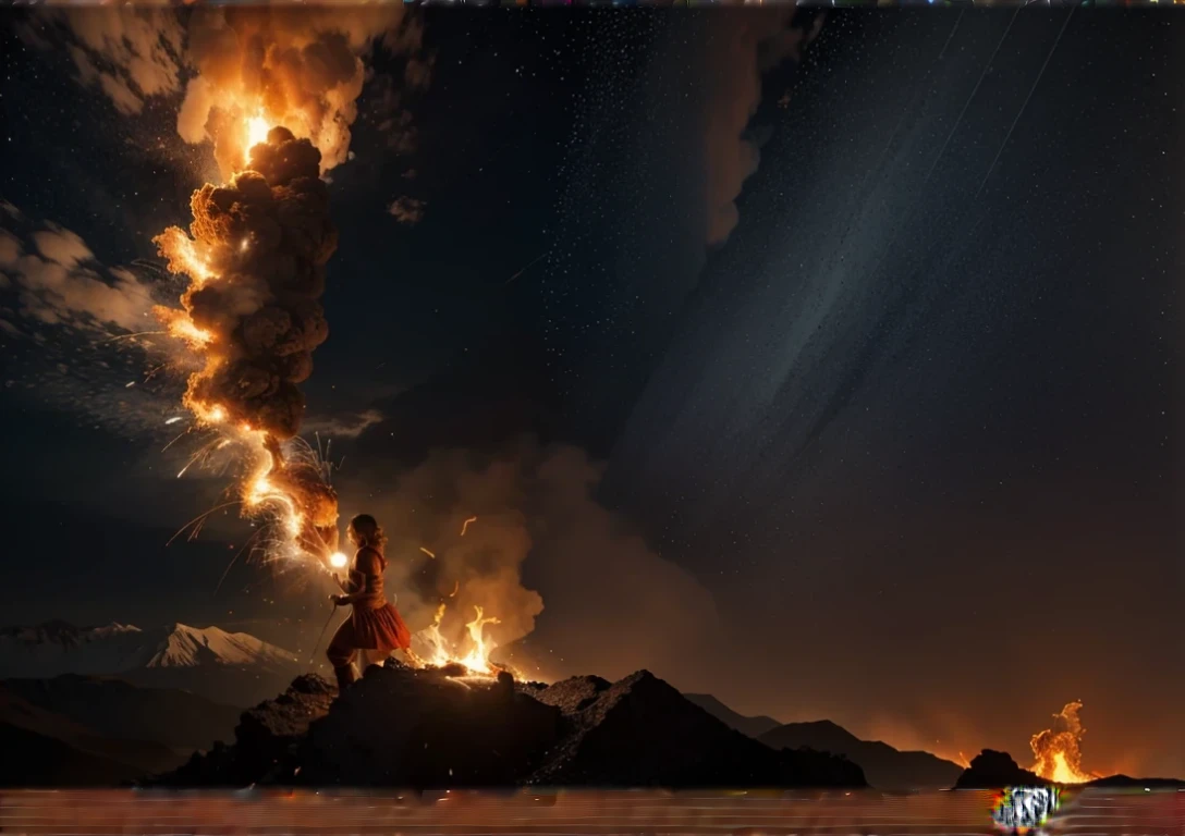 eruption of fire from within us