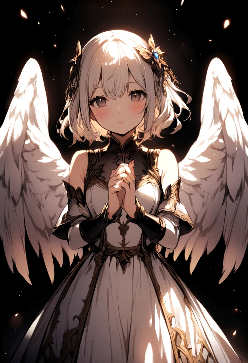 Dark fantasy、youth、Light、beautiful girl、Angel