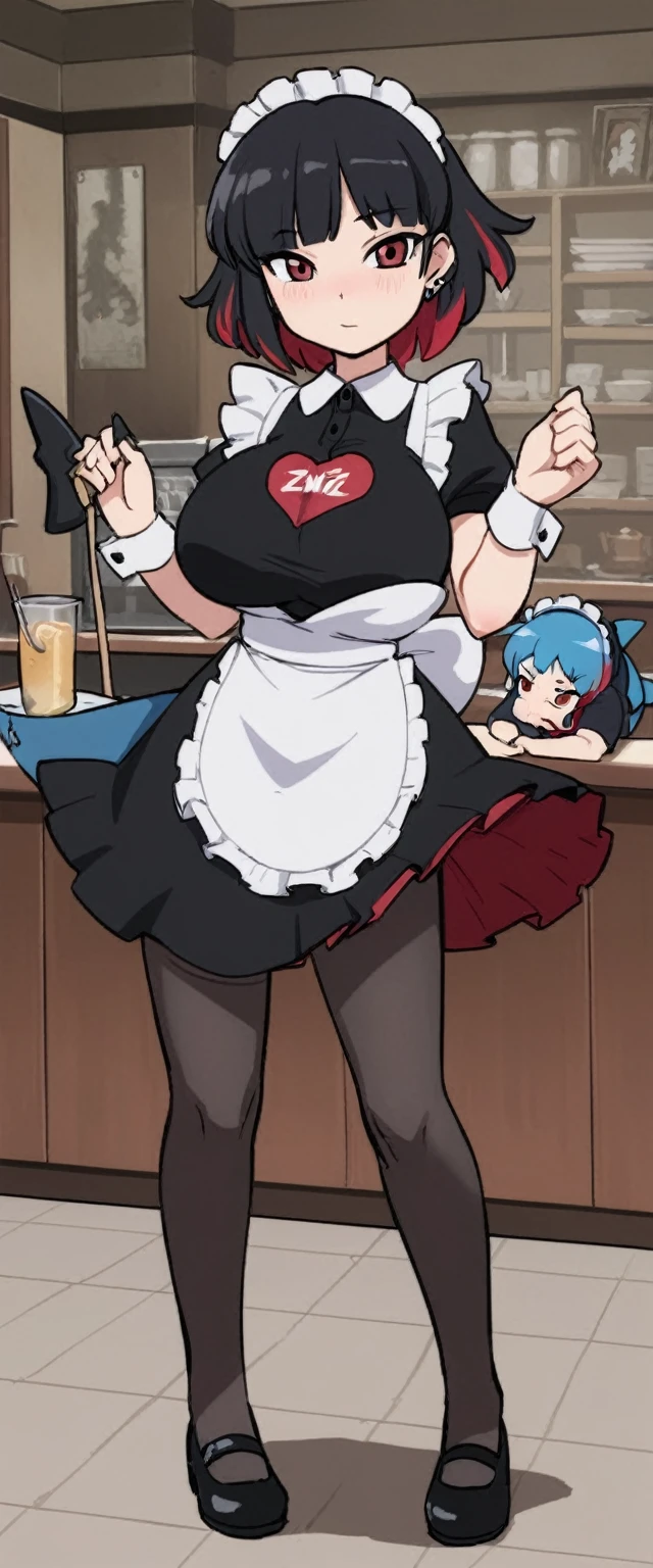 olo,1girl(big breast)(masterpiece, best quality:1.2),Ellen Jo，Zenless Zone Zero，alternate costume ,maid, shark tail, (shark girl:0.5), short hair，black hair，red eyes, tail, pantyhose,multicolored hair, black footwear, short sleeves, apron, wrist cuffs, maidheaddress, stockings, nyantchaellen joe, black hair, red hair，colored inner hair, multicolored hair, (red eyes:1.3), red hair, short hair, two-tone hair,apron, black pantyhose, black shirt, ear piercing, olo,1girl(big breast)(masterpiece, best quality:1.2),Ellen Jo，Zenless Zone Zero，alternate costume ,maid, shark tail, (shark girl:0.5), short hair，black hair，red eyes, tail, pantyhose,multicolored hair, black footwear, short sleeves, apron, wrist cuffs, maidheaddress, stockings, nyantchaellen joe, black hair, red hair，colored inner hair, multicolored hair, (red eyes:1.3), red hair, short hair, two-tone hair,apron, black pantyhose, black shirt, ear piercing, olo,1girl(big breast)(masterpiece, best quality:1.2),Ellen Jo，Zenless Zone Zero，alternate costume ,maid, shark tail, (shark girl:0.5), short hair，black hair，red eyes, tail, pantyhose,multicolored hair, black footwear, short sleeves, apron, wrist cuffs, maidheaddress, stockings, nyantchaellen joe, black hair, red hair，colored inner hair, multicolored hair, (red eyes:1.3), red hair, short hair, two-tone hair,apron, black pantyhose, black shirt, ear piercing, 