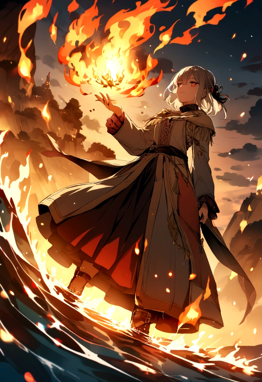 water、Money、land、fire