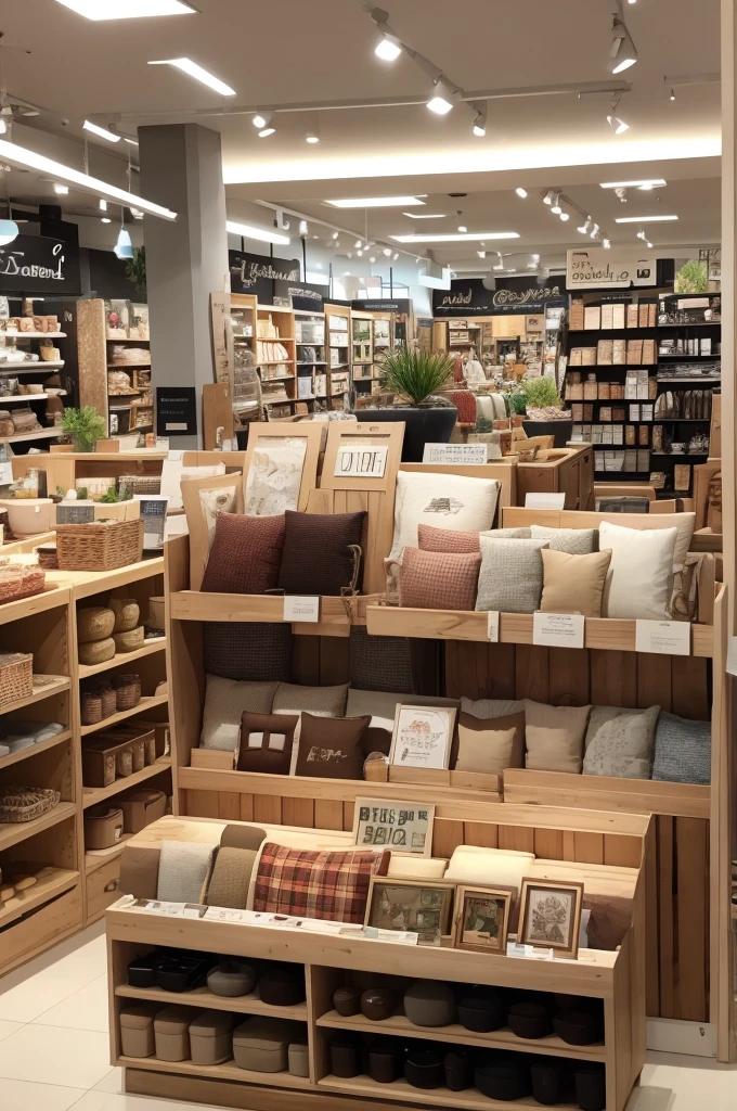 Images of a home goods store