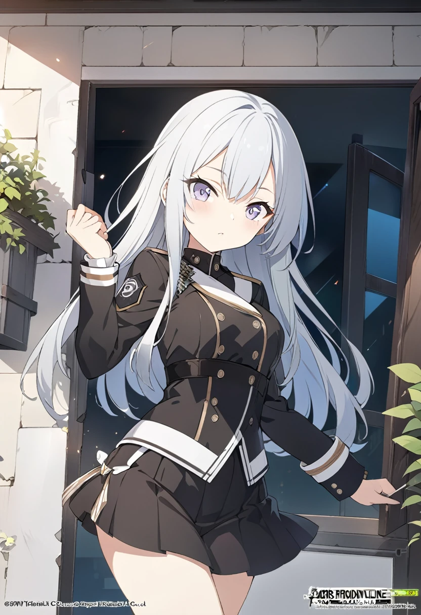anime character dressed in uniform posing in front of a window, high detailed official artwork, cushart krenz key art feminine, marin kitagawa fanart, girls frontline style, azur lane style, fine details. girls frontline, from girls frontline, smooth anime cg art, made with anime painter studio, girls frontline cg, astri lohne