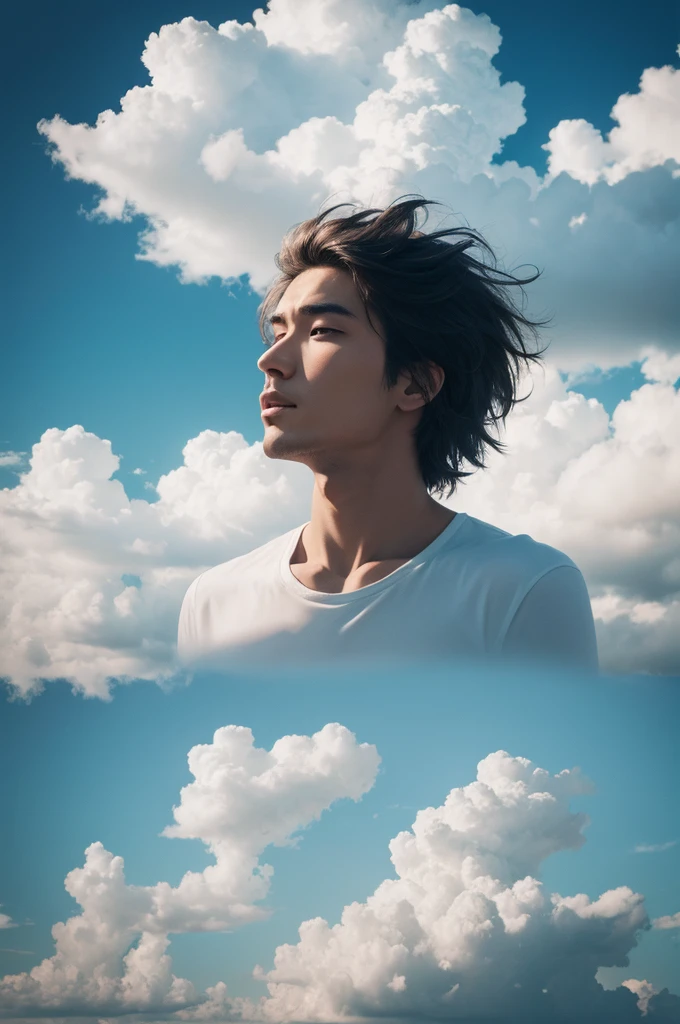 God in the clouds