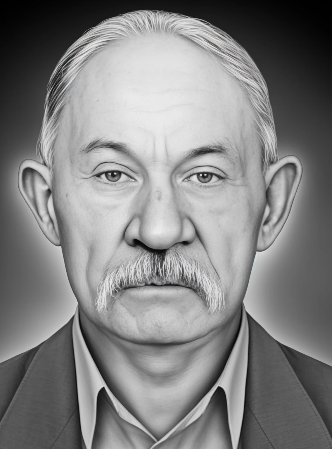 RAW photo, a portrait photo of 70 y.o man, густые усы, natural skin, 8k uhd, high quality, film grain, Fujifilm XT3