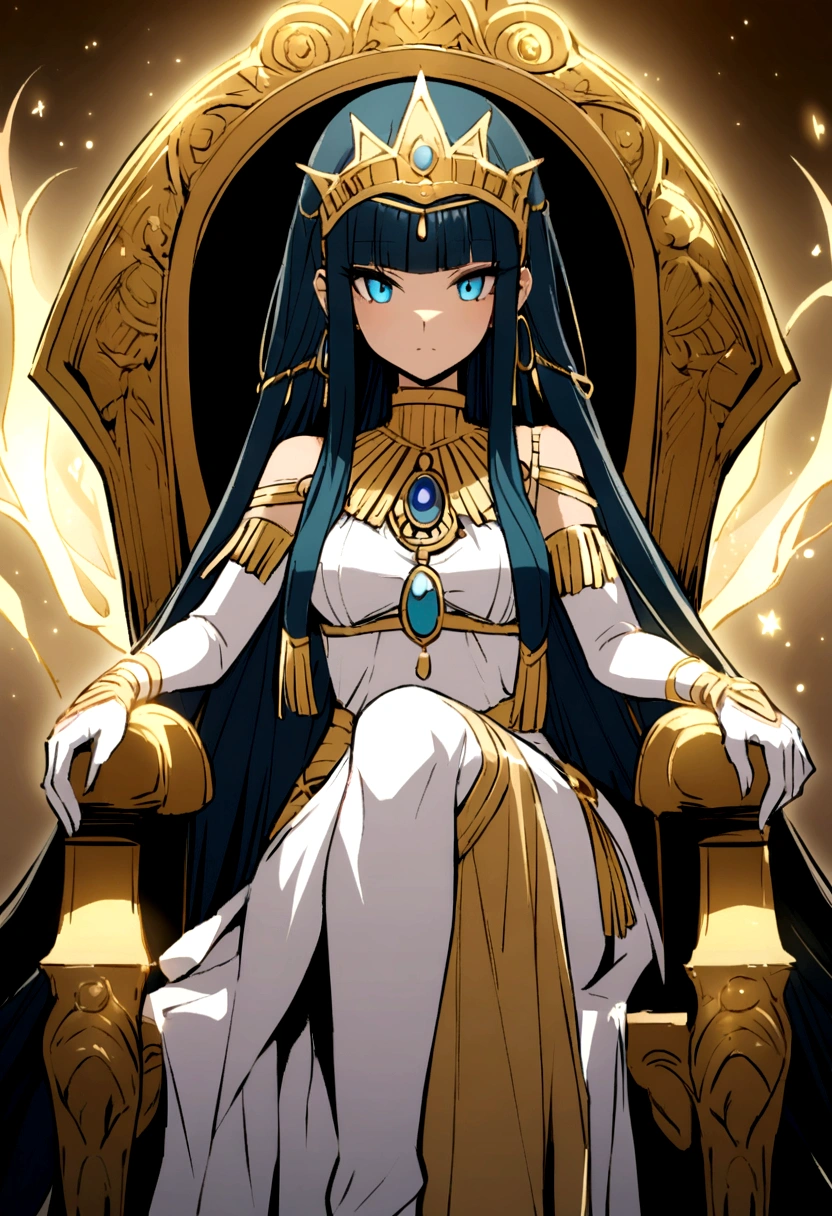 Queen Cleopatra on the throne