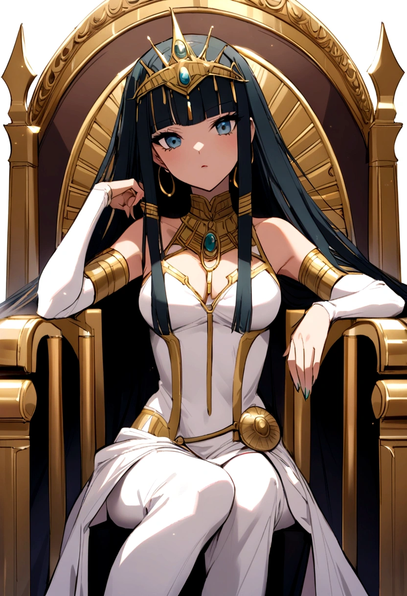 Queen Cleopatra on the throne