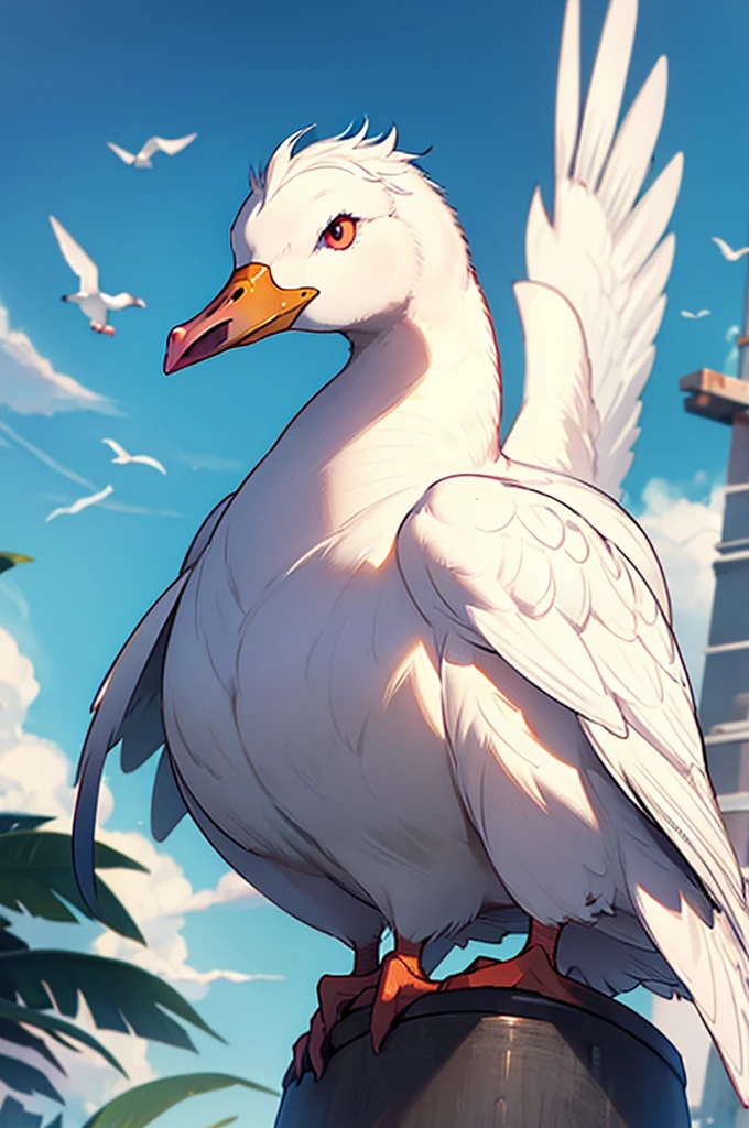 ,4k, 8k, raytracing, photorealistic, realistic, shaded, extreme detail quadruped, detail, detailed, extreme detail, 8k, real, realistic, crisp, sharp, high quality, shadows, raytracing, volumetric light, bloom by nurinaki, beach, (solo), girly, femboy, male, tail up, tailfeathers, feminine body, rear view, presenting butt, twink, thights, grabbing butt, spreading cheeks, surprised, horny, white eagle, avian, bird, orange beak, brown eyes, masterpiece, best quality, beautiful eyes, looking at viewer, swimtrunks, topless,