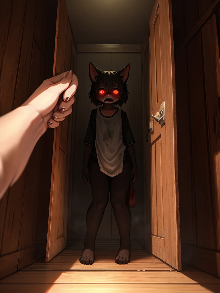 horror movie, secretly farted and was found out by the smell.