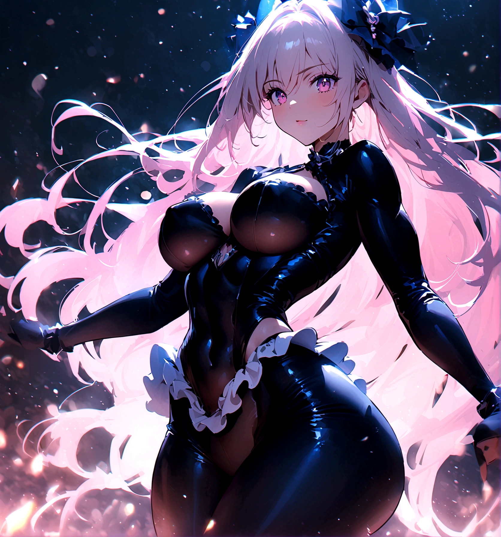 best qualityer, 19 years old, large breasts, triple D cup breasts, round buttocks, bubbly buttocks, wide hips, bubbly ass, fit and strong, slender body, tmasterpiece,Ultimate resolution,downy,Extremely colorful,Colorful,Mermaid princess,ta dress,starrysky