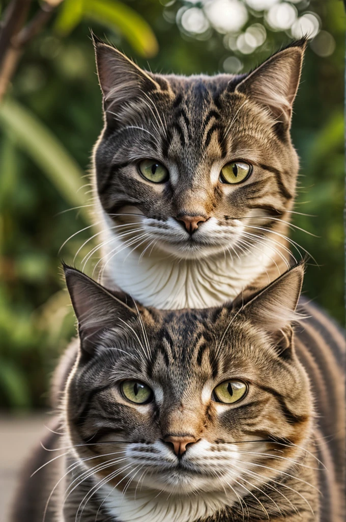 Cat smiling