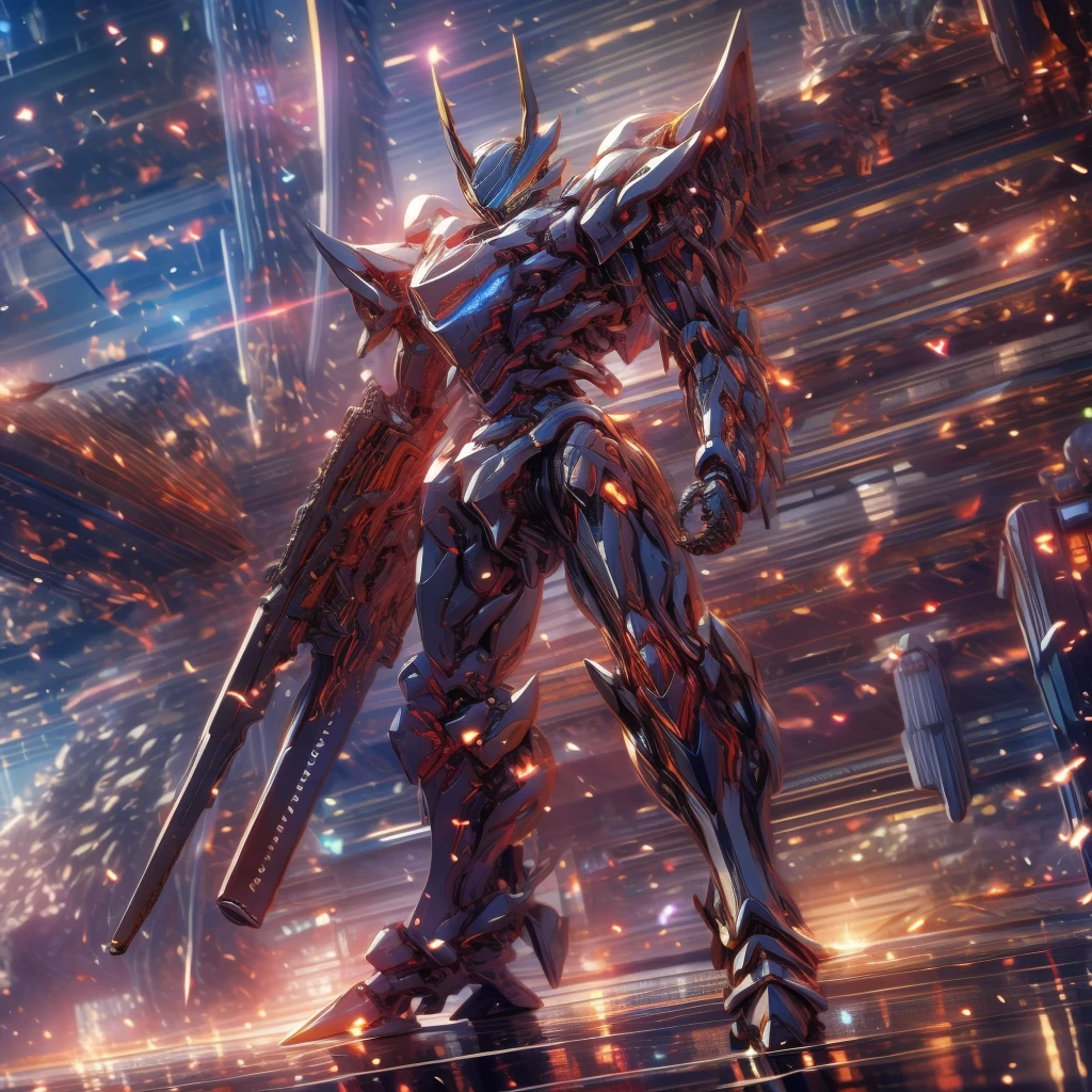 Biological mech holding a medium sized shotgun. The twig-looking thrusters on its back.(A more rounded and smooth body shape, green shield made from a snake: 1). Carried two spare weapons, a closed-barreled shotgun and a heavy-caliber pistol.  Extremely detaild, 4k uhd, HDR, naturallight, cinematic lighting, masterpiece-anatomy-perfect, ultra HD, Space Combat, Battlefield, RAW photo, metallic, ultra-fine painting, perfect body proportions, anatomically correct, real texture material, Anti-Aliasing, TXAA, SSAO, Post Processing, Post Production, Tone Mapping, CGI, VFX, SFX, hyper maximalist, ultra photorealultra-detailed intricate details.