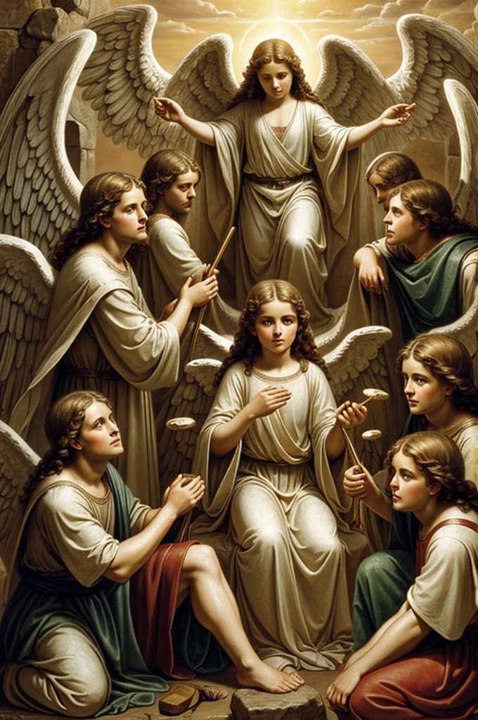Angels as described in the Bible 