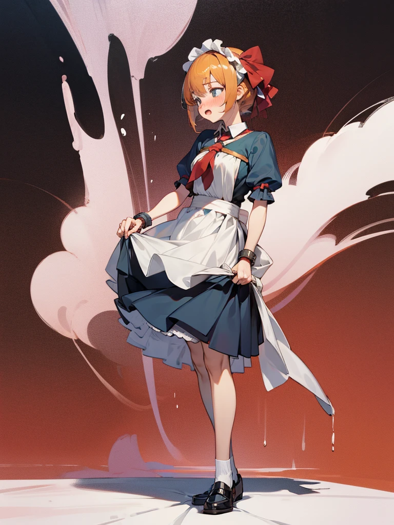 Anime. Girl. Slave. Housemaid. Slave collar. Shackles. Maid uniform. Cold. Runny nose. Snot. Snot flows from the nose. Handkerchief. Sneeze. Sneeze. Sneezes. Shoes. Standing. Room.
Embarrassment. Blush. Allergy. Strong desire to sneeze. She sneezed. hand covers nose. Blows his nose. Full height. Whole body. High detail