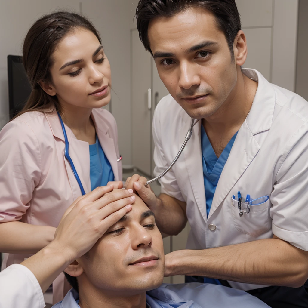 A medical dentist who has a male doctor cures an illness