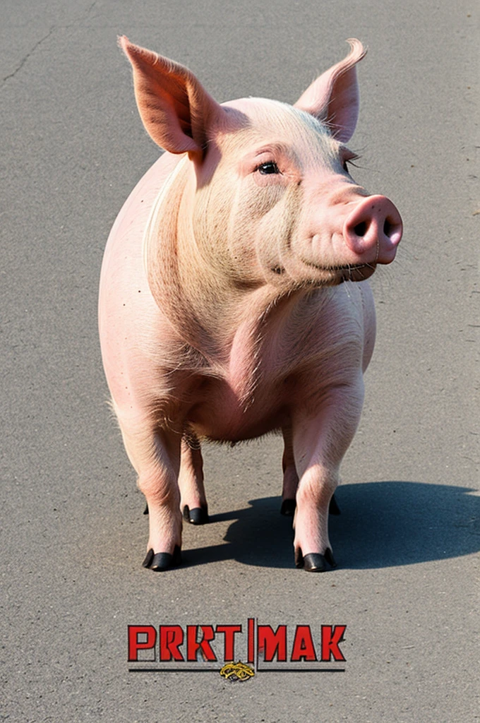 Logo made from the image of a pig