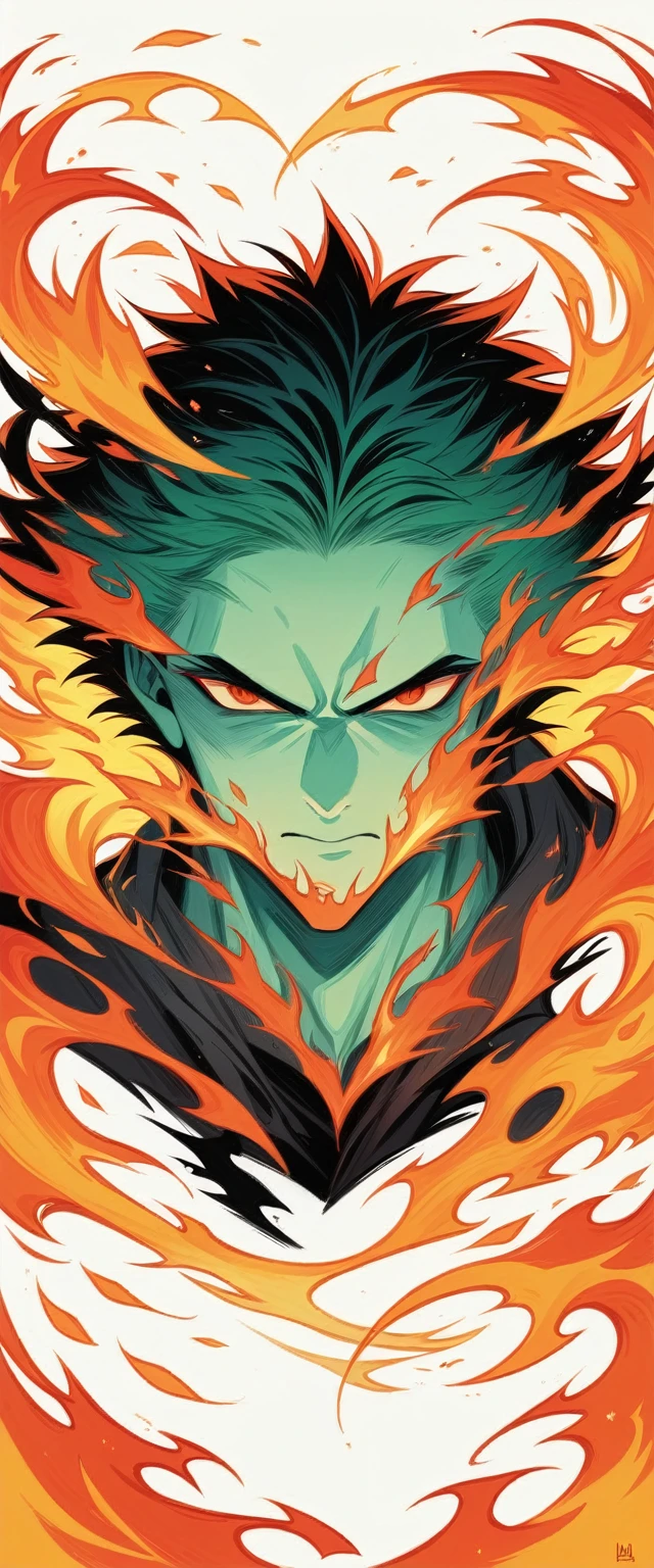 A scorched white paper leaf set ablaze with real flames, created in high-quality AI-generated imagery on a pure white background, evoking a sense of fiery intensity. The flames dance across the crinkled surface, their vibrant oranges and yellows illuminating the surrounding space. The charred edges and burnt curls add a textured, lifelike quality, as if the fire has just been extinguished. Cinematic lighting accentuates the dramatic effect, casting sharp shadows that emphasize the leaf's fragile, burned beauty.