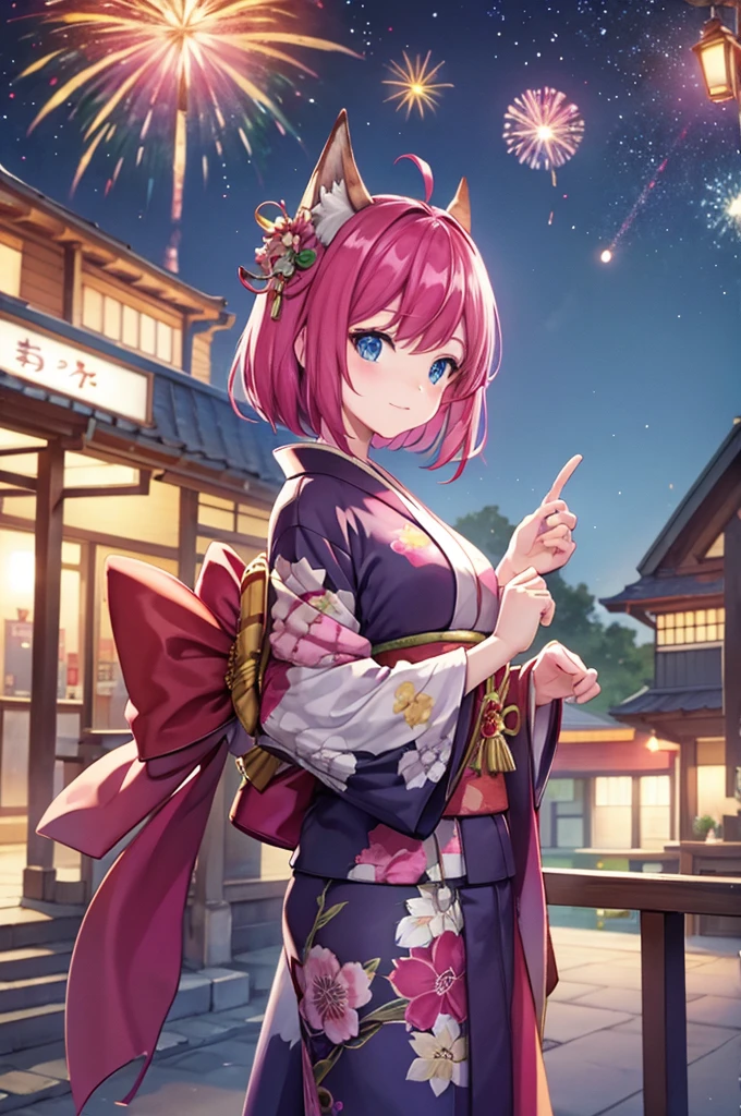  kimono night in the firework