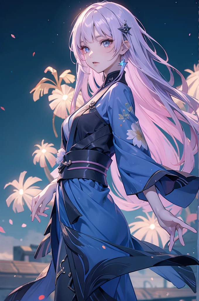 Novaria kimono night in the firework 