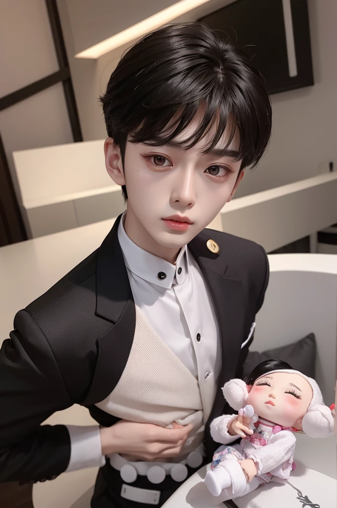 Dylan Wang In mini Doll form