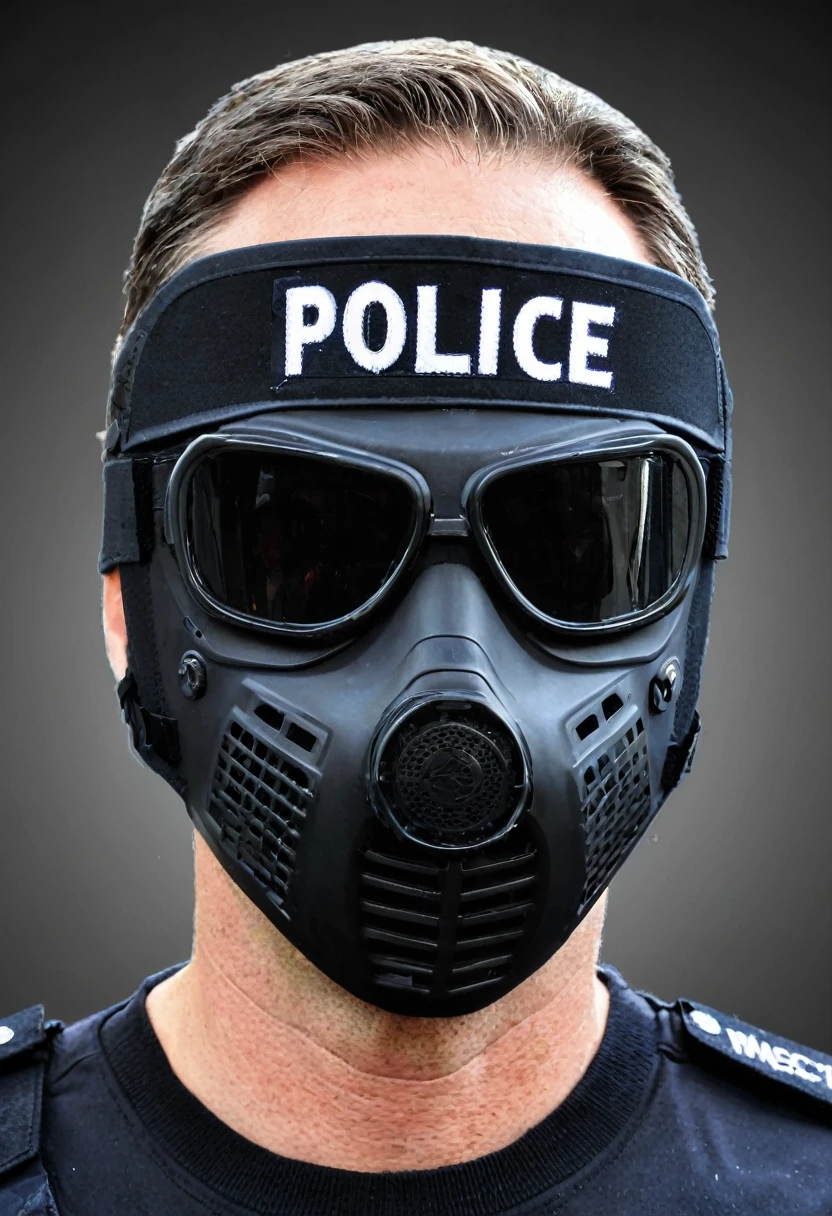 Bulletprof mask swat police 