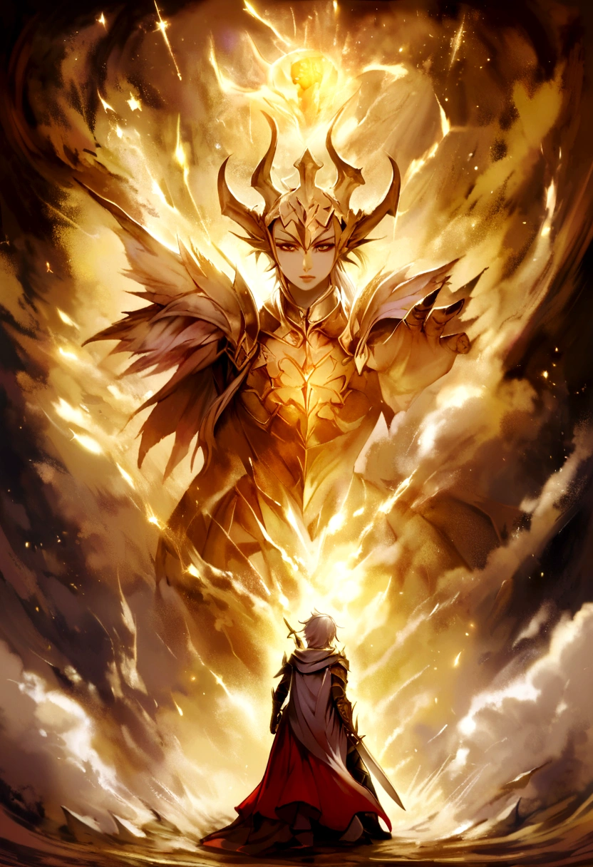 The battle of knight and demon lord