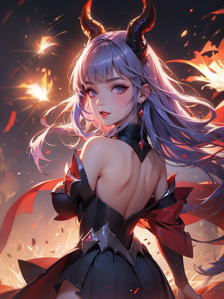 Alice mobile legends kimono night fire work 