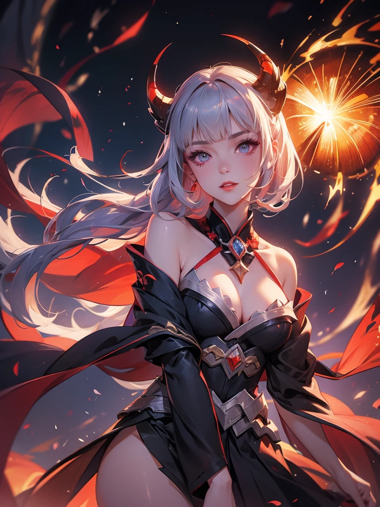 Alice mobile legends kimono night fire work 