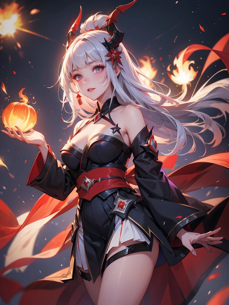 Alice mobile legends kimono night fire work 