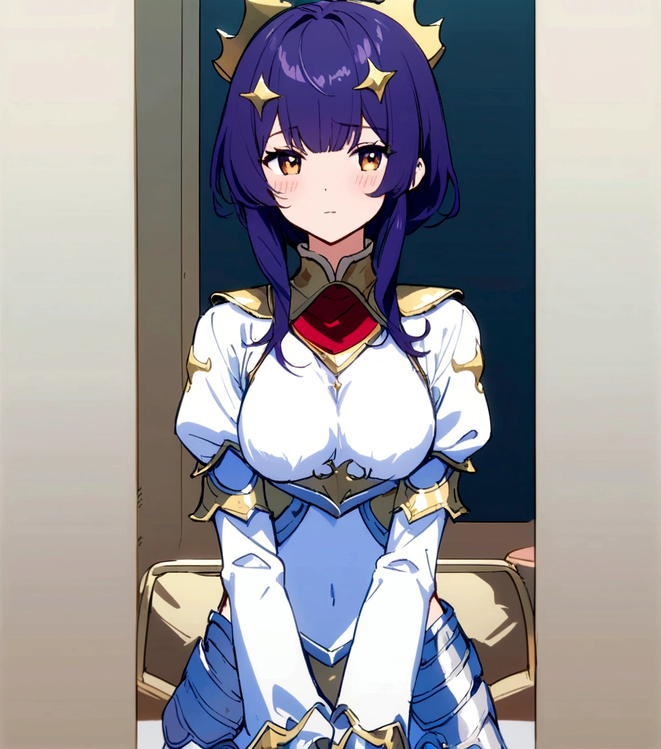 (Perfect body),Best Quality,masuter piece、(8K Portrait),(Official art)、((Police Woman)),((Police Hat))、blush,((((large udder))))、(Adult Woman)、(Dark hair),((bob cuts))、Yellow eyes,(thick thighs)、(Cowboy Shot)、(((((Navy blue leotard)))))、(((Spread legs)))、Kneeling、(((Salute with your right hand)))、((((Left hand on hip))))、(((((A smile)))))、((((Front view))))、((Looking at Viewer))、(((((Chibi)))))