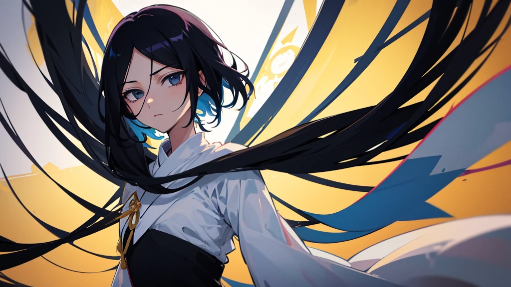 Rukia Kuchiki from anime bleach, black hairstyle, beautiful, high quality,extremely detailed,masterpiece