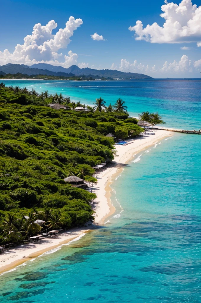 A beach in Jamaica