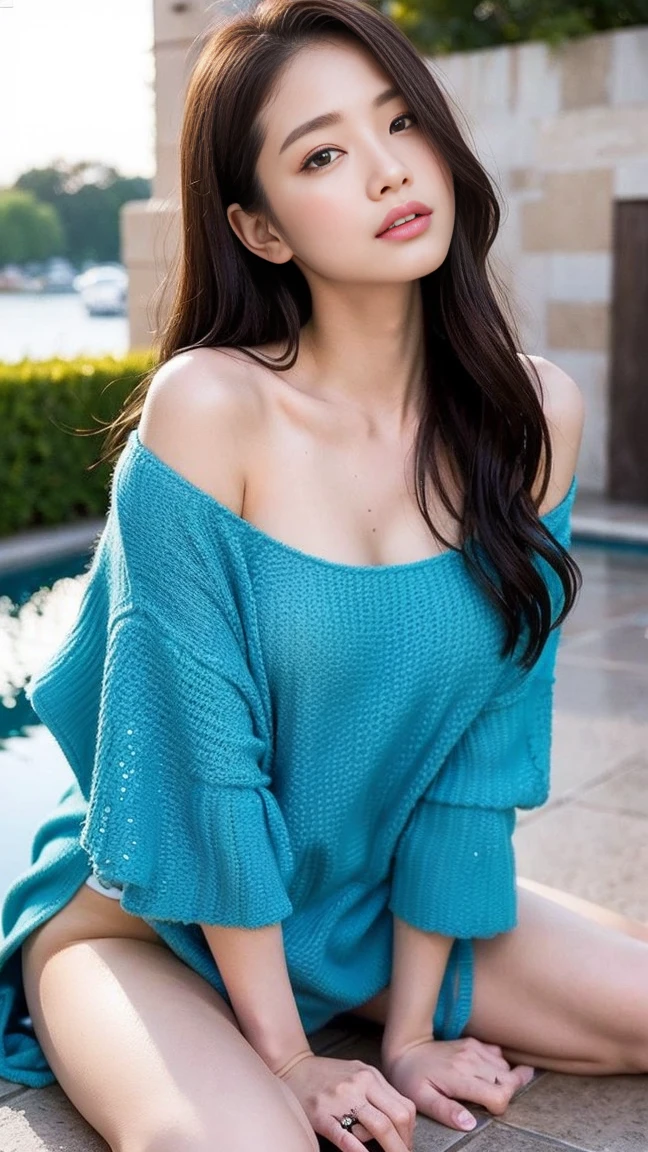 Dark brown hair、Light brown eyes、Japanese actress、 Lady、1 female、I am about 40 years old....、(Intricate details:1.2)、(Which is the top??????:1.4)、 (Ultra-high resolution:1.2)、Ultra-high resolution、(Finely tuned)、(Detailed facial features)、Hmph、8K resolution、D cup size breasts、Long Hair、Jacuzzi on the terrace、Enter the jacuzzi、Wet Skin、Soaking wet hair、Wet shoulders、Wet bust、moonlight、リゾート感たっぷりのNight view写真、Head to toe shot、Blackpink Jenny、Beautiful legs、she, Fashion Hub, Very detailed, Very detailed, Realistic, Hourglass Shaped Body, Obscene pose、Please lift your chin up a little、Please open your mouth a little、Relax Pose、Are crying、Deep sorrow、、Get out of the water、The moment I step out of the jacuzzi I see you、Round Jacuzzi、Get out of the water体、Night view、