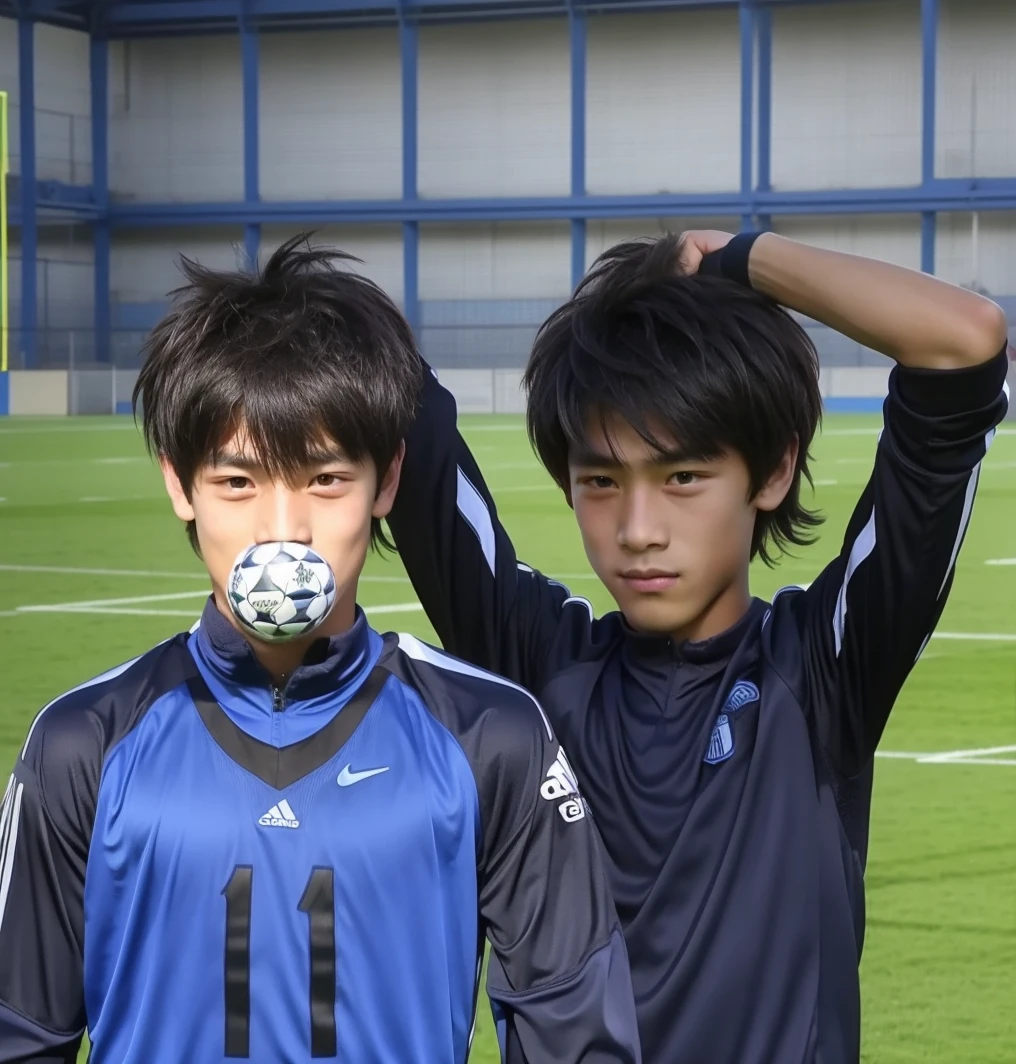 they are football they are very handsome they are his favorite to play football