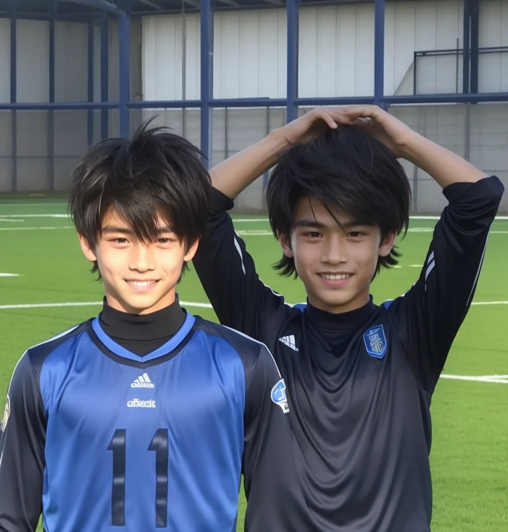 they are football they are very handsome they are his favorite to play football