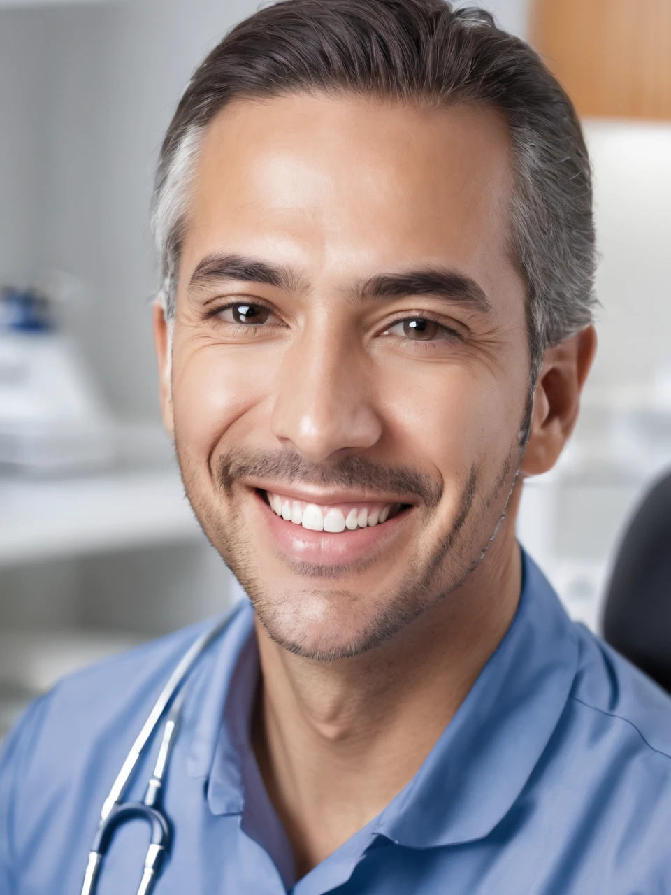 André, a dentist with a striking presence, is always ready to provide the best care to its patients. In celebration of the success of 365 days, He brings a smile that lights up the room, reflecting your passion and dedication to the profession.To create a more impactful presentation and attract more patients or customers, Here are some tips:Professional Description: Keep the description clear and objective, highlighting your qualifications and specialties.Brand Image: Use professional photos, like the one you provided, where he is smiling and well-presented, to convey confidence and professionalism.Interaction and Engagement: Create posts that encourage followers to interact, how to oral health tips, FAQs answered and treatment results.
Use my photo I sent,