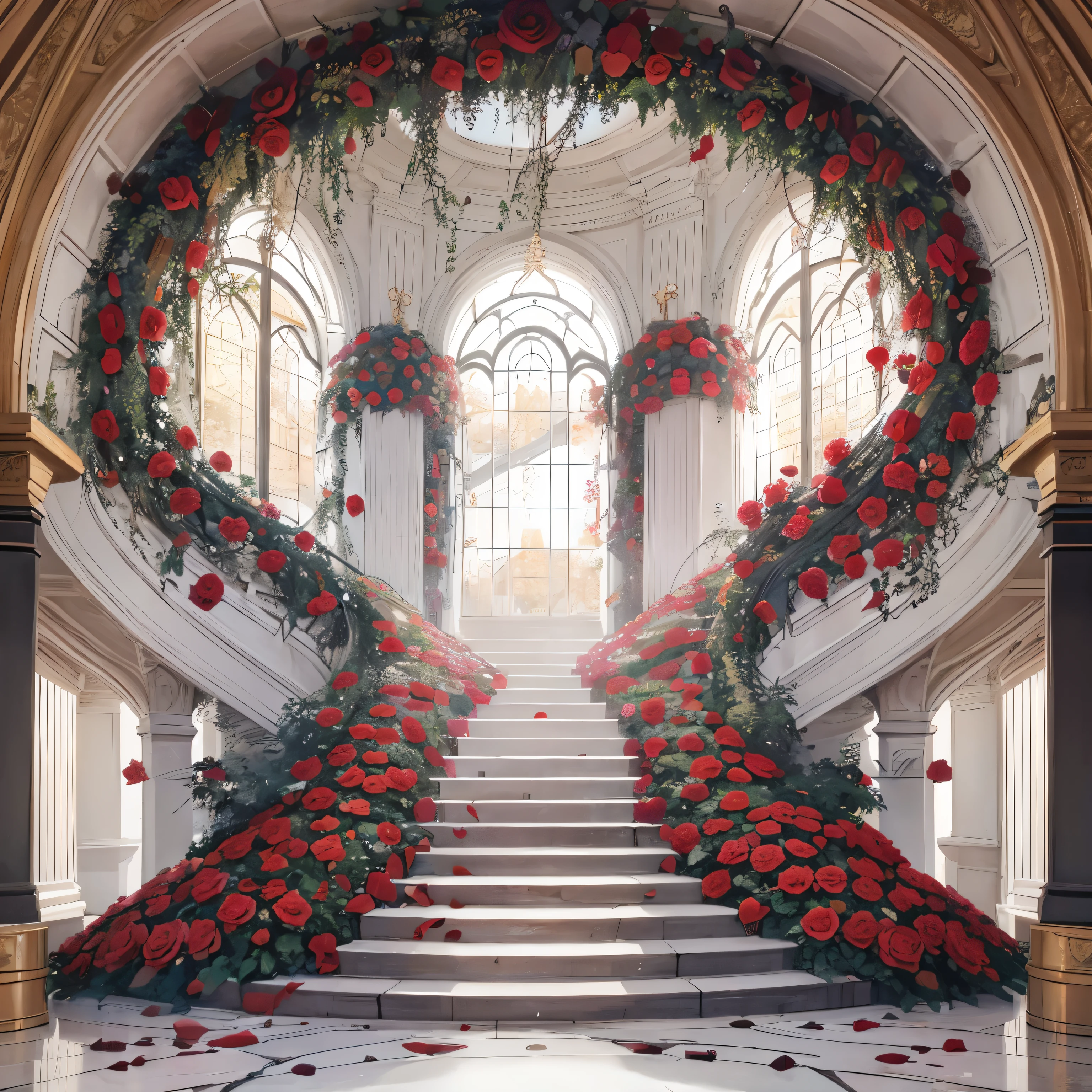 red roses